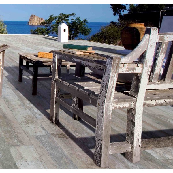 Carrelage effet parquet SHABBY GLAM 16,5x100 antider. R11